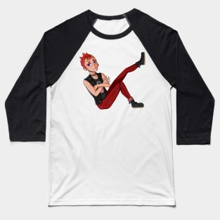 Human Flick Baseball T-Shirt